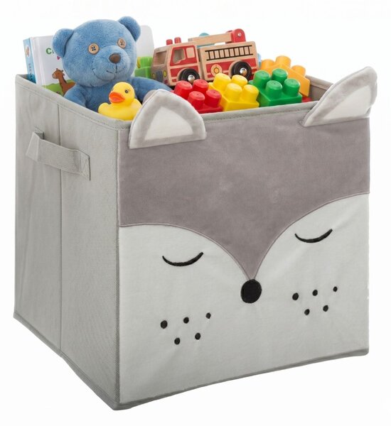 Úložný box Wolf, 29x29x29 cm, sivá BX