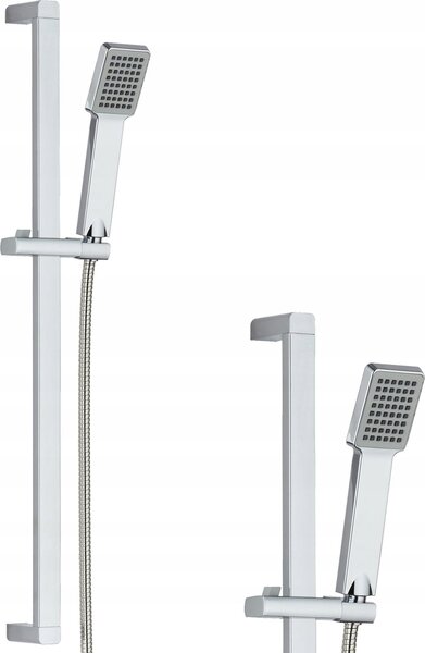 Granitan – sprchová súprava – sprchový systém – chróm – 62 cm – s ručnou sprchou – dažďová sprcha