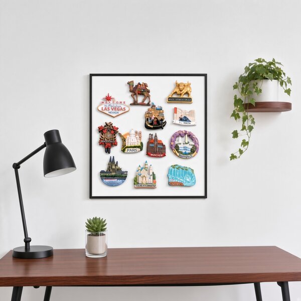 Biela tabuľa na magnetky PREMIUM v hliníkovom čiernom ráme 60x40 cm