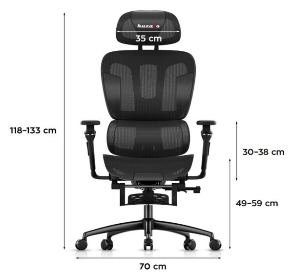 Herná stolička Combat 7.9 Black