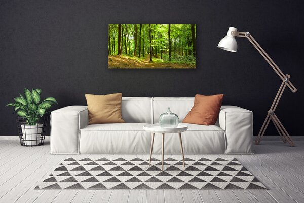 Obraz na plátne Les príroda 100x50 cm