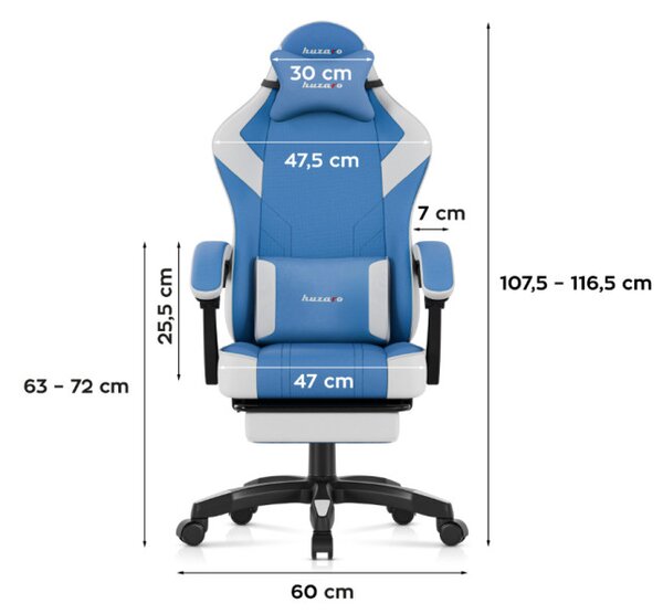 Herná stolička Force 3.7 Blue