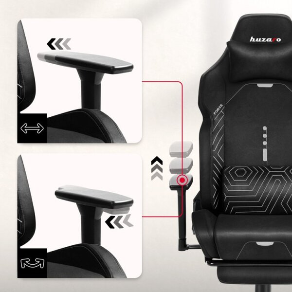 Herná stolička Force 8.1 Black