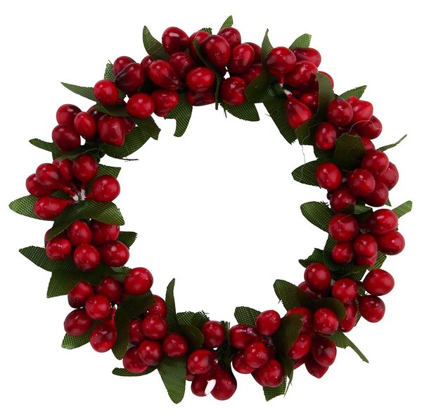 BERRY Mini veniec s bobuľami 10 cm