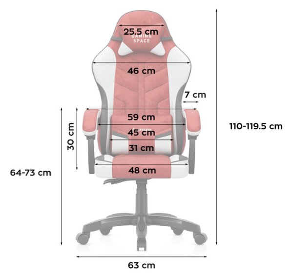 Herná stolička Force 2.7 Red