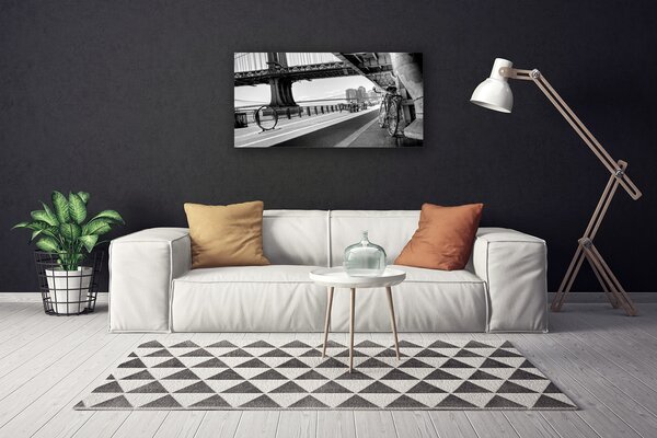 Obraz Canvas Most kolo architektúra 100x50 cm