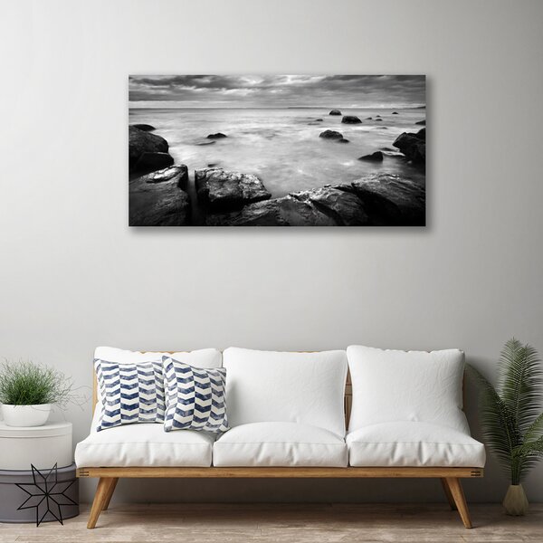 Obraz Canvas Skala more príroda 100x50 cm
