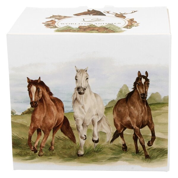 Porcelánový hrnček Horses 400 ml