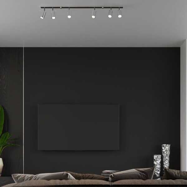 Sollux SL.0732 - Bodové svietidlo RING 6xGU10/10W/230V