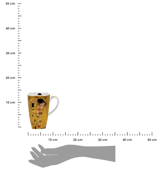 Porcelánový hrnček Klimt The Kiss Classic 650 ml