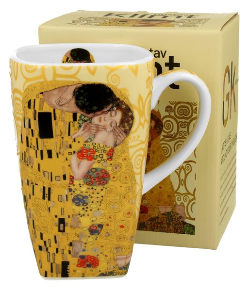 Porcelánový hrnček Klimt The Kiss Ecru 650 ml