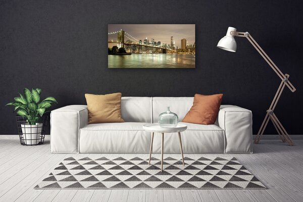 Obraz Canvas Mesto most architektúra 100x50 cm