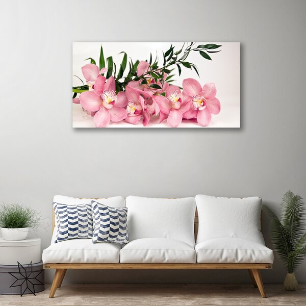 Obraz Canvas Orchidea kvety kúpele 100x50 cm