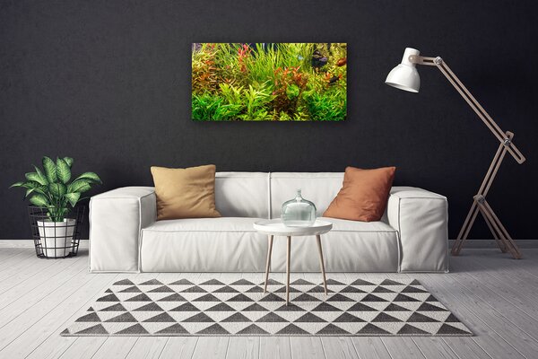 Obraz Canvas Akvárium rybičky rastliny 100x50 cm