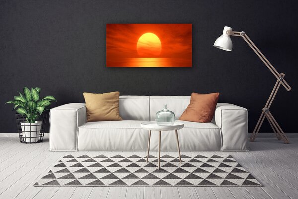 Obraz Canvas Západ slnka more 100x50 cm