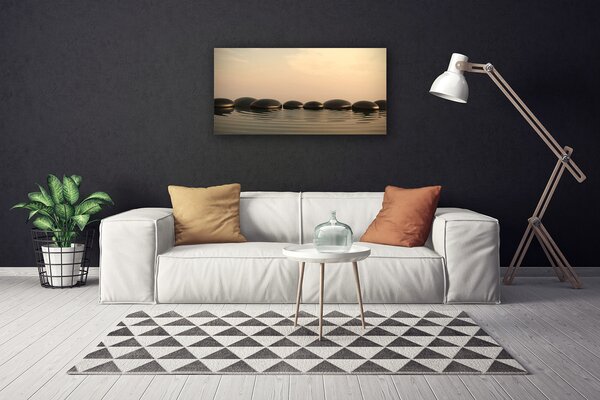 Obraz Canvas Kamene voda umenie 100x50 cm