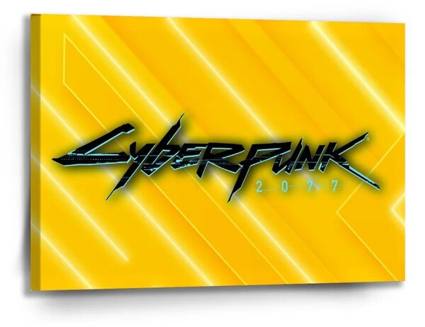 Sablio Obraz Cyberpunk 2077 Žltý - 90x60 cm