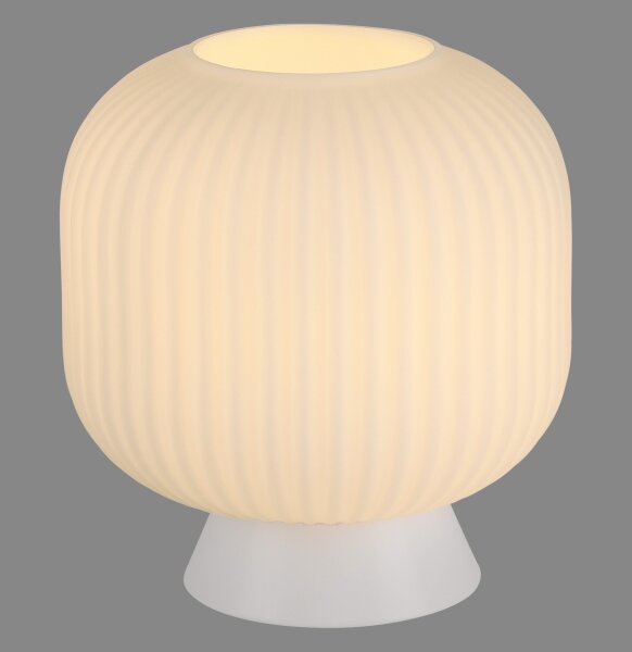 Schöner Wohnen 13573-16 - Stolná lampa NAMI 1xE27/25W/230V biela