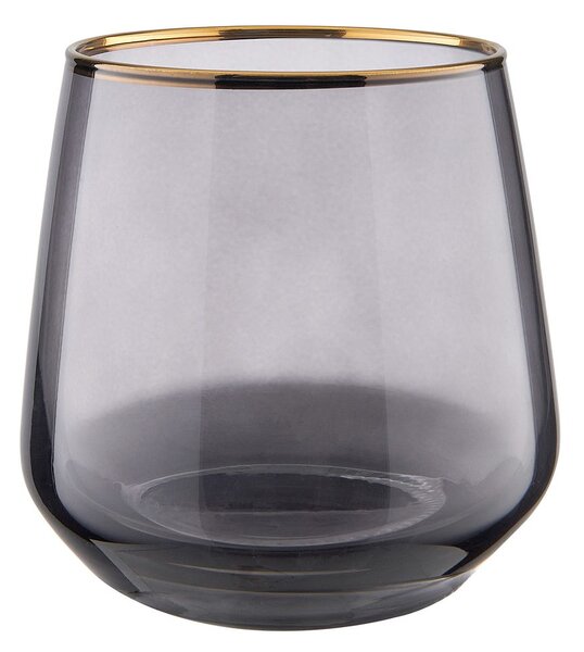 TOUCH OF GOLD TOUCH OF SILVER Pohár so strieborným okrajom 345 ml