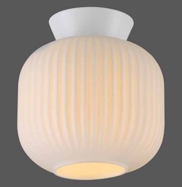 Schöner Wohnen 13574-16 - Stropné svietidlo NAMI 1xE27/25W/230V, priemer 20 cm, biele