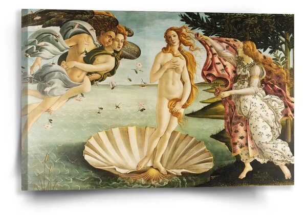 Sablio Obraz Zrodenie Venuše - Sandro Botticelli - 60x40 cm