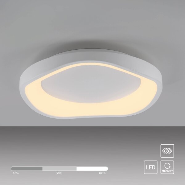 Schöner Wohnen 14233-16 - LED stlmiteľné stropné svietidlo MONTA LED/21W/230V biela
