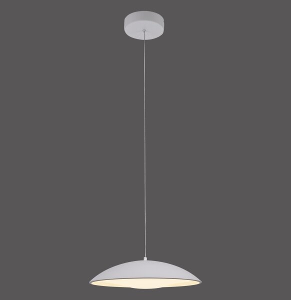 Schöner Wohnen 14606-16 -LED stmievateľný luster na lanku LENTE LED/17W/230V pr.40cm biela
