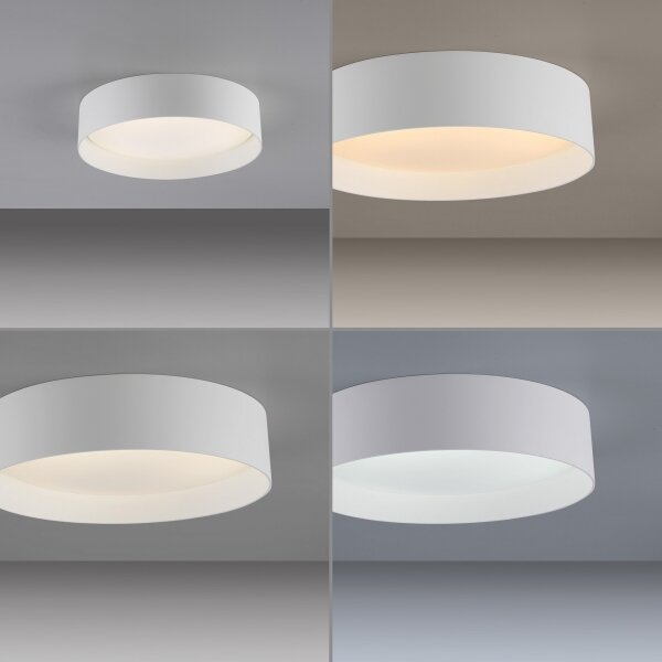 Schöner Wohnen 14593-16 - stmievateľné LED stropné svietidlo TAVOLI LED/10W/230V biela + diaľkové ovládanie