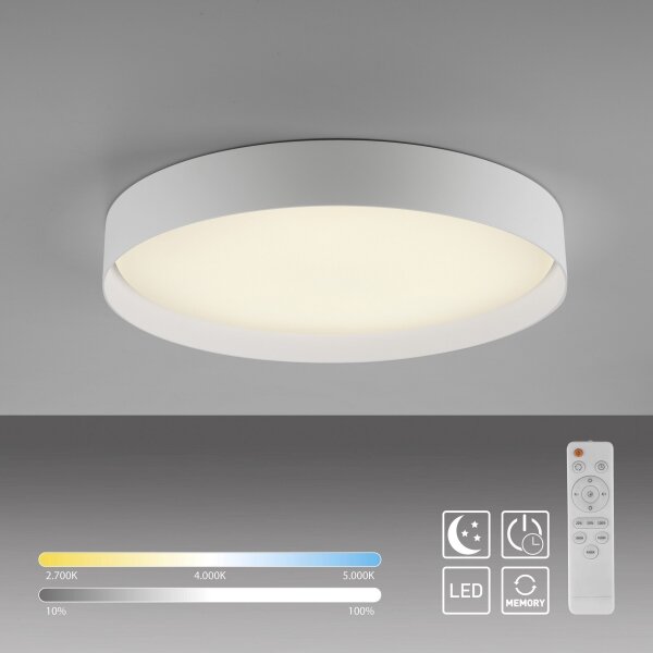 Schöner Wohnen 14595-16 - stmievateľné LED stropné svietidlo TAVOLI LED/34W/230V biela+DO
