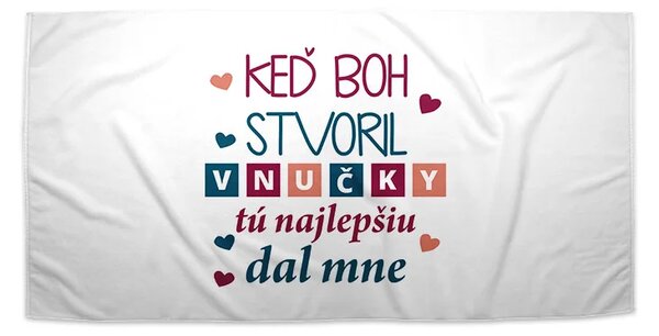 Sablio Uterák Keď Boh stvoril vnučky - 30x50 cm