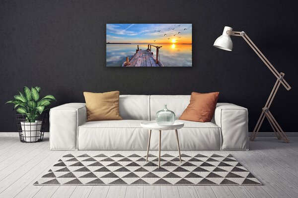 Obraz Canvas More most architektúra 100x50 cm