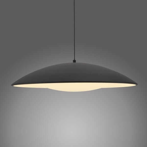 Schöner Wohnen 14607-18-LED stmievateľný luster na lanku LENTE LED/23W/230V priemer 50 cm čierna