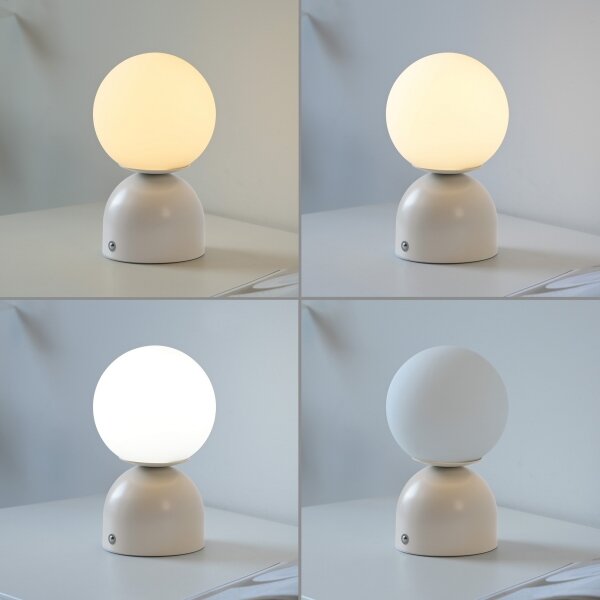 Schöner Wohnen 19218-39 - LED stmievateľná stolná lampa RUDI LED/1,2W/5V šedá