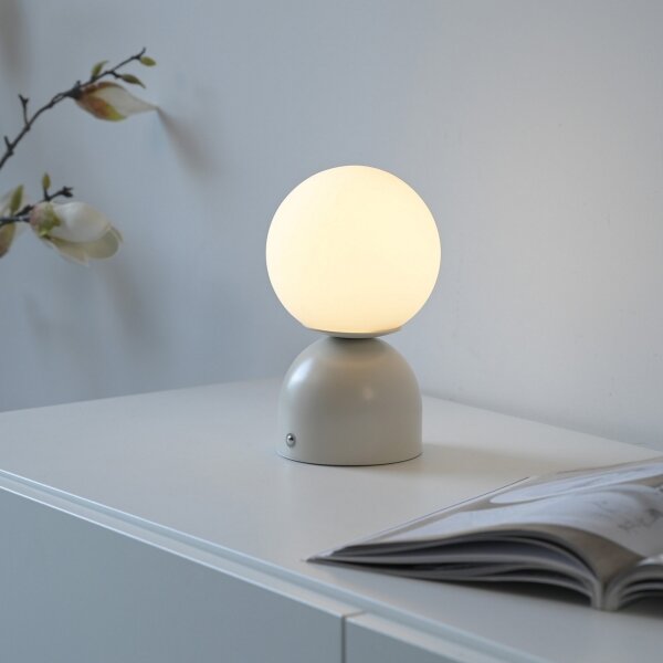 Schöner Wohnen 19218-39 - LED stmievateľná stolná lampa RUDI LED/1,2W/5V šedá