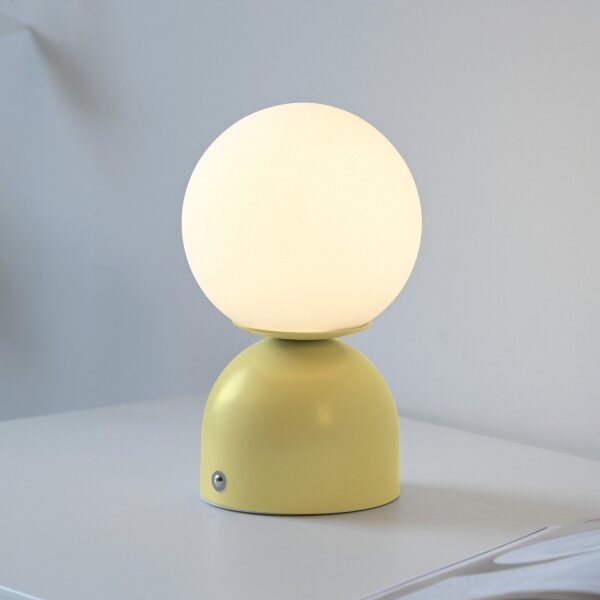 Schöner Wohnen 19218-81 - LED stmievateľná stolná lampa RUDI LED/1,2W/5V žltá