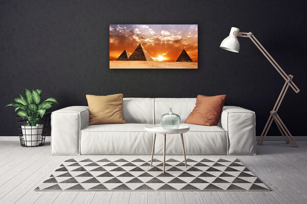 Obraz Canvas Pyramídy architektúra 100x50 cm