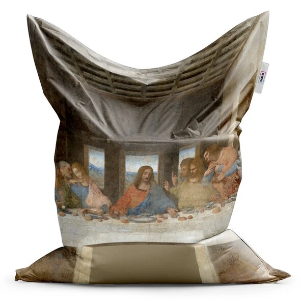 Sablio Sedací vak Posledná večera - Leonardo da Vinci - 150x100 cm