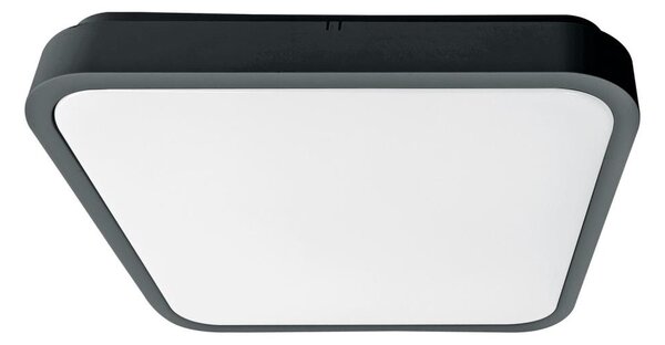 Brilagi-LED Kúpeľňové stropné svietidlo so senzorom ZENNA LED/18W/230V 28,5x28,5 cm IP44 antracit