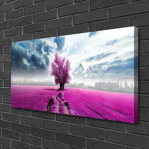 Obraz Canvas Lúka strom príroda 100x50 cm