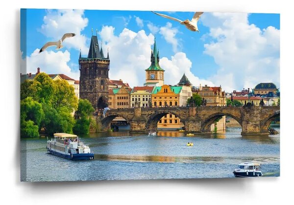 Sablio Obraz Praha Karlov most 2 - 60x40 cm