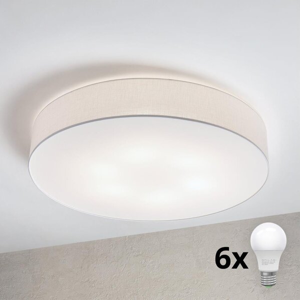 Brilagi - LED Stropné svietidlo SIRIJA 6xE27/60W/230V pr. 80 cm biela