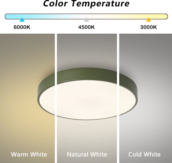 Brilagi - LED stropné svietidlo POOL LED/60W/230V 3000/4000/6000K 50 cm zelené