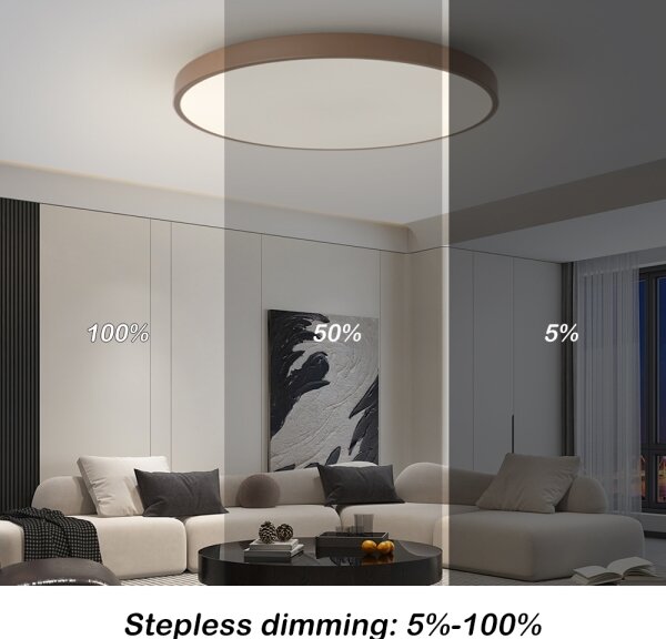 Brilagi-LED Stmievateľné svietidlo POOL SMART LED/100W/230V 80 cm Wi-Fi Tuya+DO hnedé