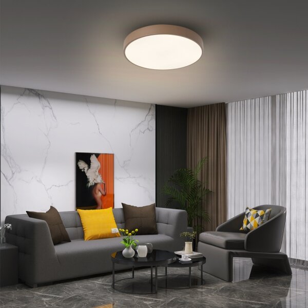 Brilagi - LED stropné svietidlo POOL LED/36W/230V 3000/4000/6000K 30 cm hnedé