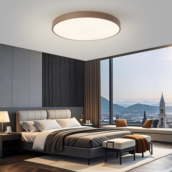 Brilagi - LED stropné svietidlo POOL LED/100W/230V 3000/4000/6000K 80 cm hnedé