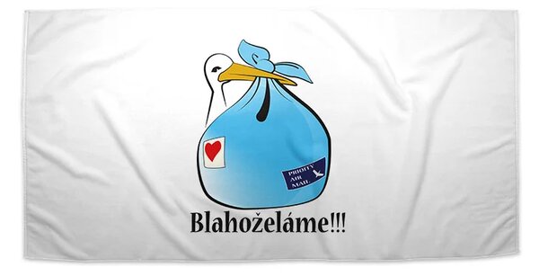 Sablio Uterák Blahoželáme!!! 2 - 30x50 cm