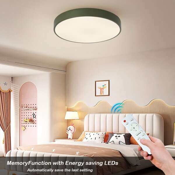 Brilagi - stmievateľné LED stropné svietidlo POOL LED/60W/230V 3000-6000K 50 cm zelené+DO