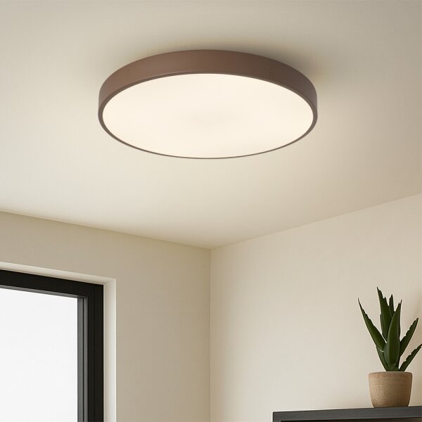 Brilagi - LED stropné svietidlo POOL LED/48W/230V 3000/4000/6000K 40 cm hnedé