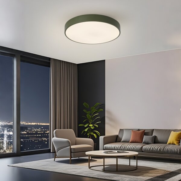 Brilagi - stmievateľné LED stropné svietidlo POOL LED/60W/230V 3000-6000K 50 cm zelené+DO