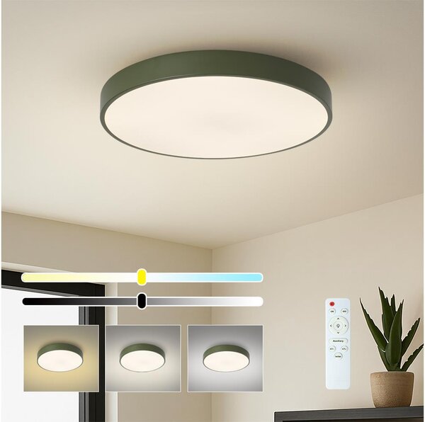 Brilagi - stmievateľné LED stropné svietidlo POOL LED/60W/230V 3000-6000K 50 cm zelené+DO